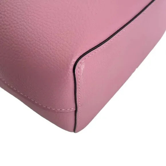 COACH Small Town Bucket Bag Pink Leather - Handbag 159-080625 - Picture 5 of 9